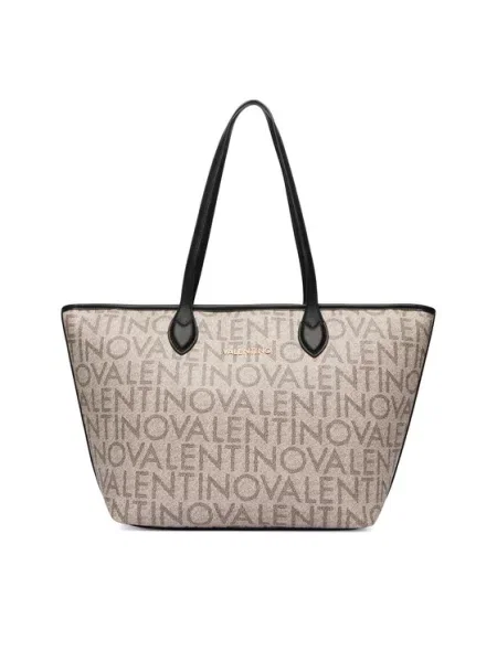 Τσάντα Valentino Logo μπεζ