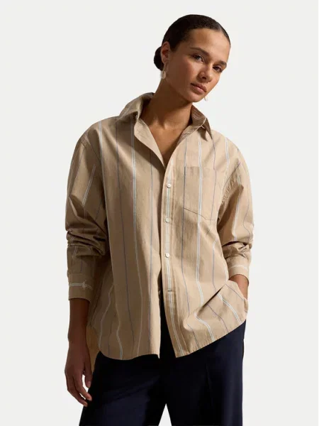 Polo Ralph Lauren Marškiniai Oversize smėlio