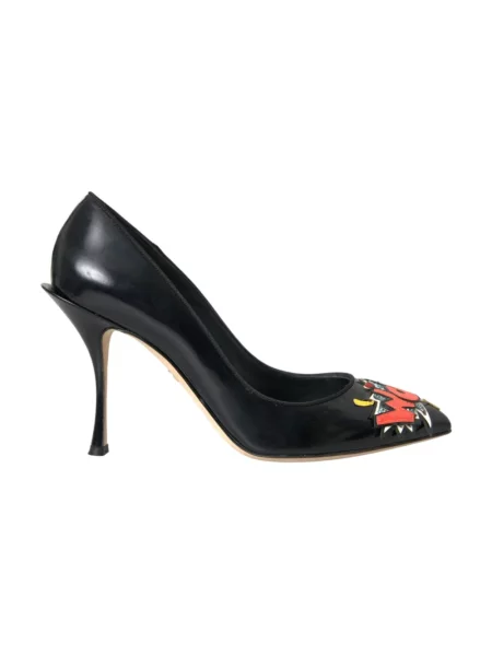 Czółenka Dolce And Gabbana na szpilce czarna