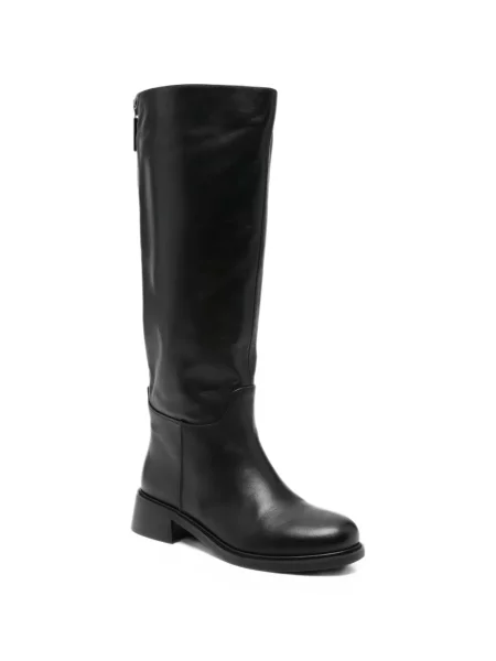 Botine Linda Baumann din piele negru