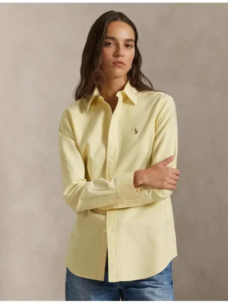 Cămașă Polo Ralph Lauren clasică galben