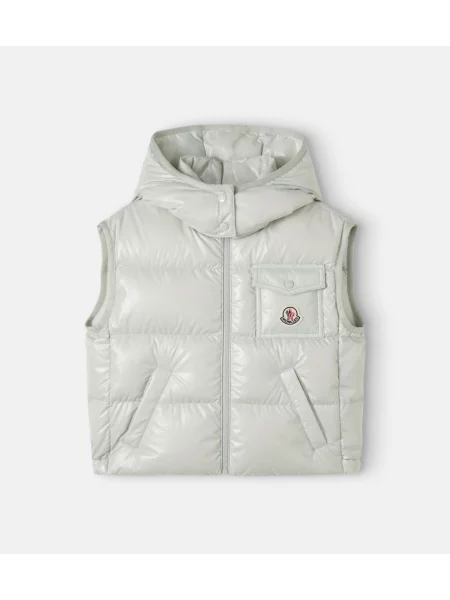 Pūkinė liemenė Moncler Enfant pilka