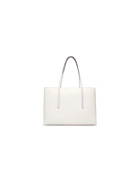 Calvin Klein Torbica Foil Logo Tote W/Pouch bijela