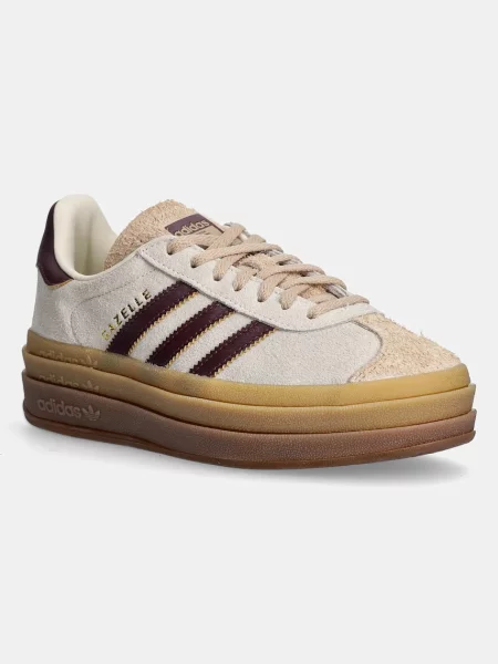 Adidas Originals sneakers din piele Gazelle Bold bej
