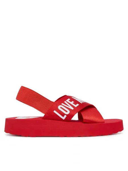 Basutės LOVE MOSCHINO raudona
