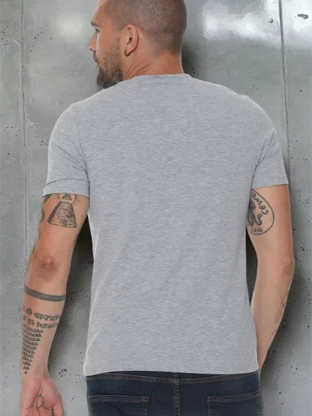 Tricou Dewberry cu decolteu în V gri