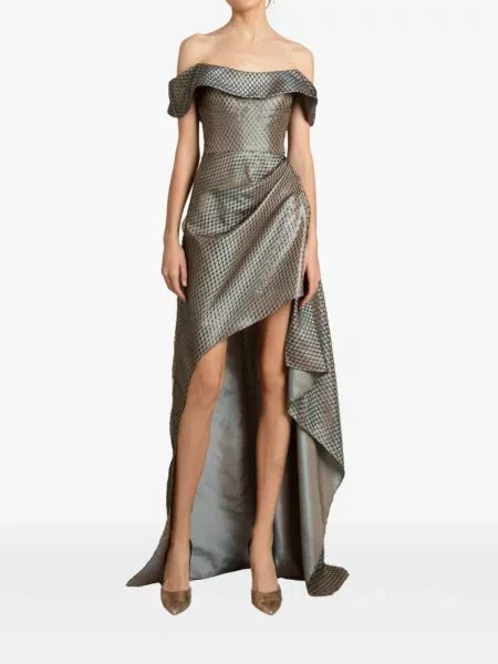 Асиметрична рокля Gemy Maalouf сиво