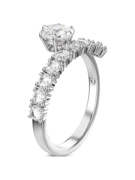 Inel Swarovski cu zirconiu plic