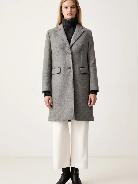Calvin Klein palton pentru femei cu lână gri