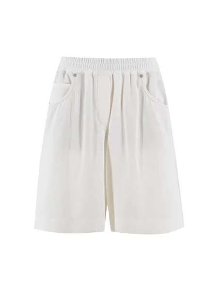Bermudy Brunello Cucinelli białe