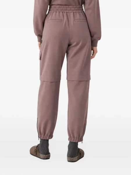Pantaloni cargo Brunello Cucinelli violet
