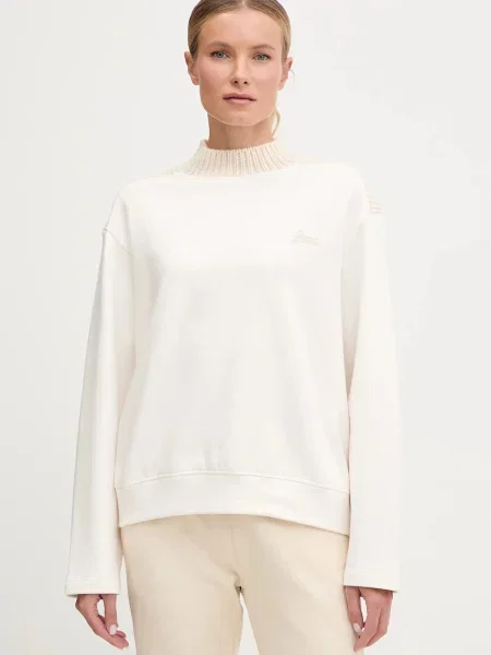 Guess bluza DORA gładka beżowy