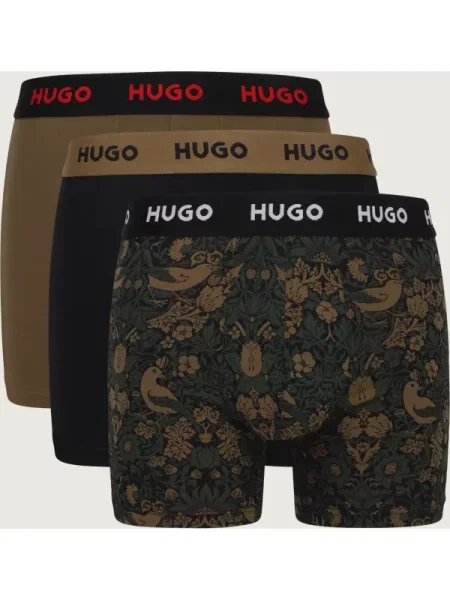 Hugo Bodywear Chiloți boxer Design kaki