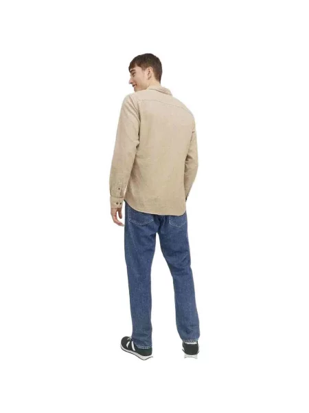 Košeľa Jack & Jones béžová