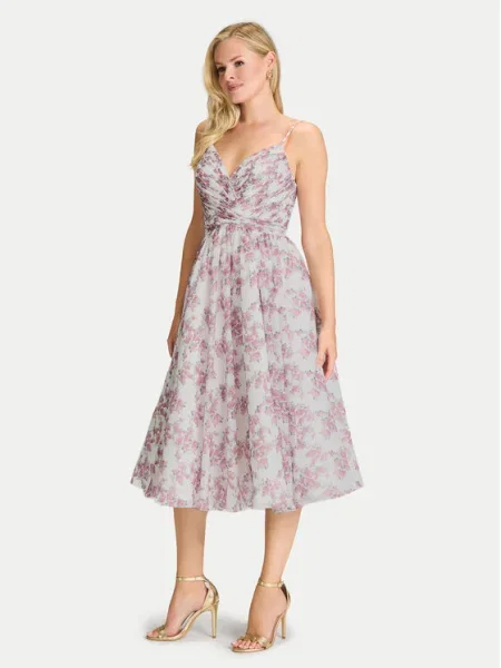 Hey Kyla Rochie cocktail Colorat roz