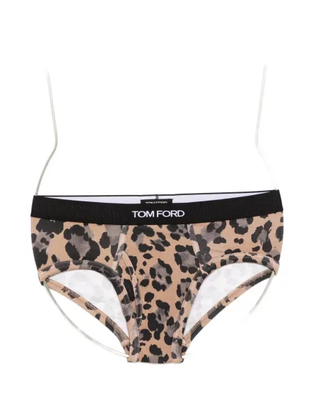 Chiloți Tom Ford cu imagine cu model leopard