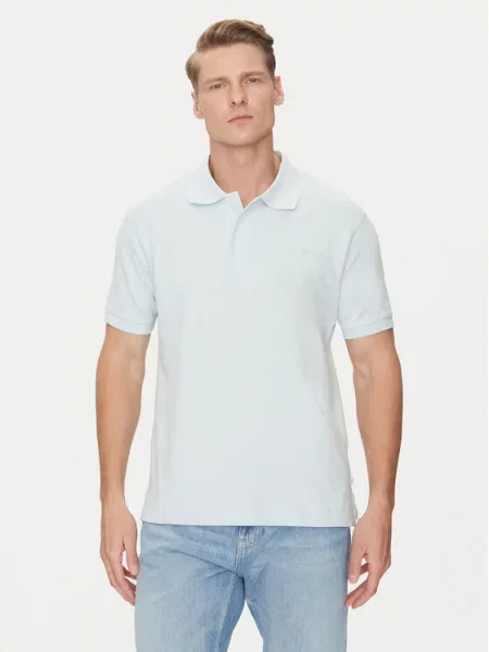 Polo majica Guess Jeans modra