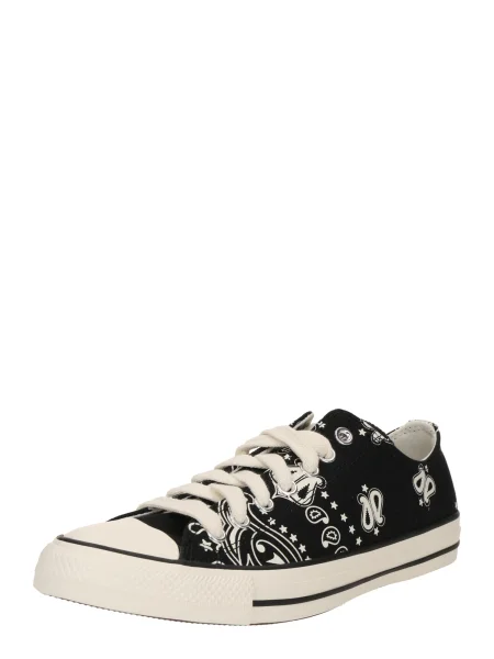 Pantofi Converse cu model paisley negru