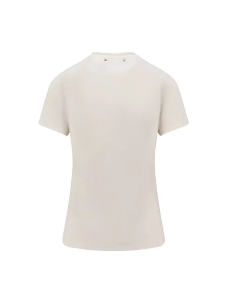 Lniana koszulka Golden Goose biała