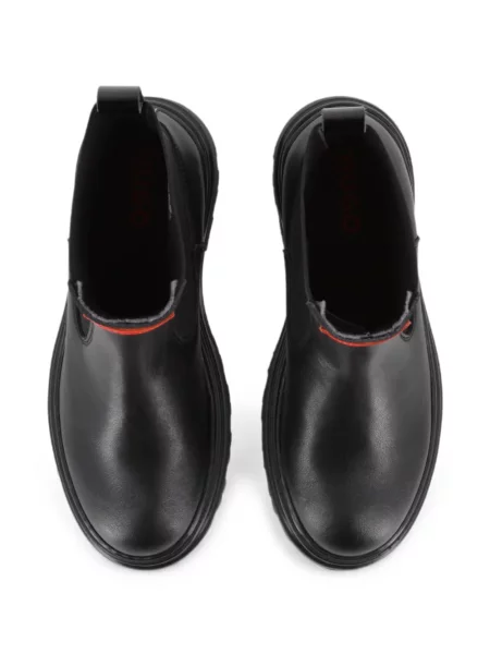 Buty do kostki dziecięce Hugo czarne