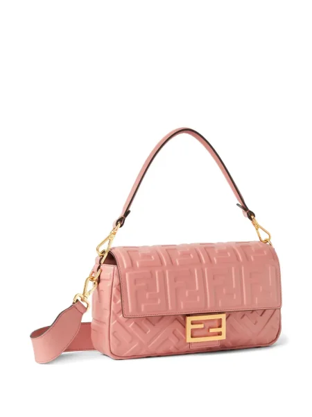 Geantă tip baghetă Fendi Baguette roz