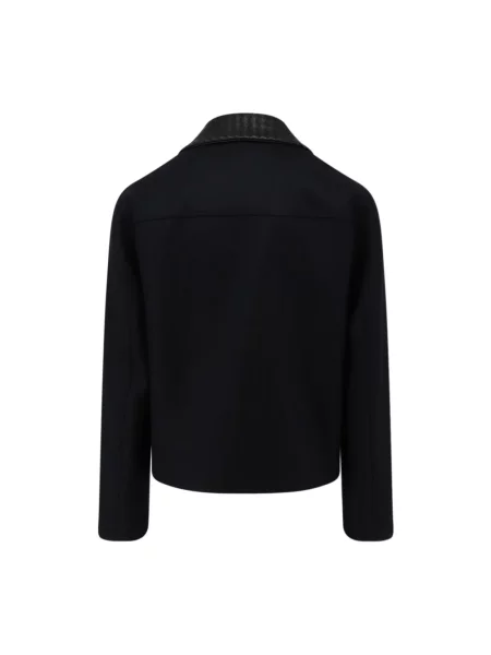 Kurtka Bottega Veneta wełniana czarna
