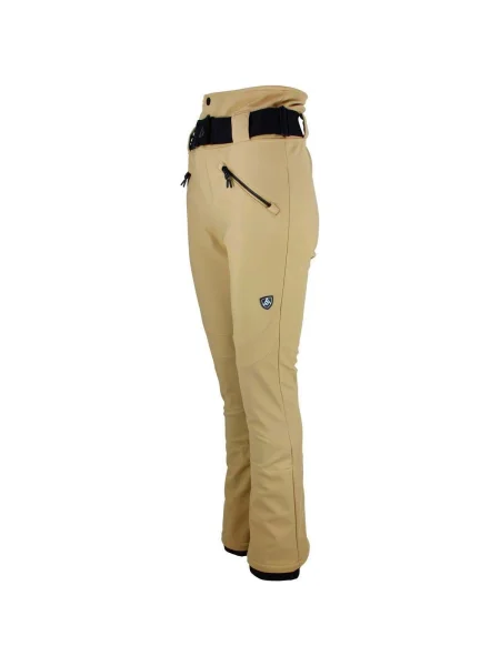 Pantaloni Peak Mountain softshell auriu