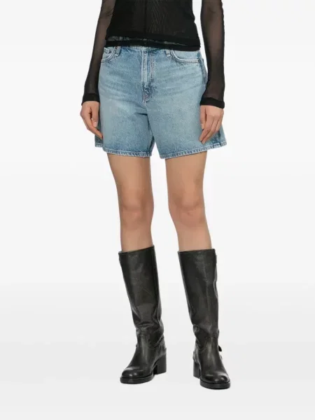 Szorty jeansowe Rag & Bone niebieskie