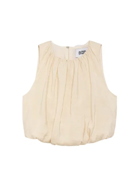 Bluzka Alpha Studio beżowa
