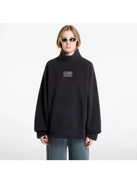 Толстовка Mm6 с длинным рукавом черная