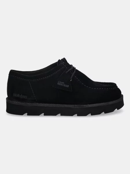 Cipele od brušene kože Clarks Originals Meare Walla crna