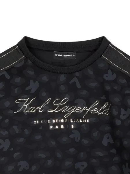 Bluza dziecięca Karl Lagerfeld czarna