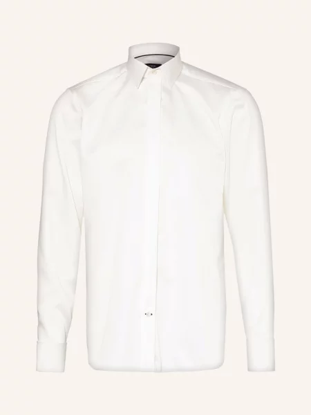 Olymp Signature Koszula Smokingowa Tailored Fit Z Wywijanym Mankietem weiss