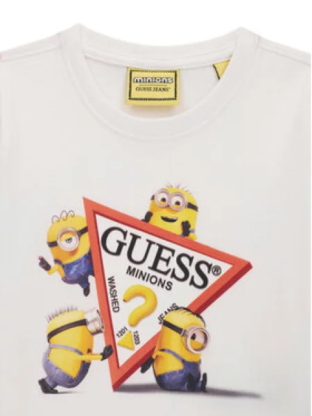 Guess Jeans T-shirt Regular Fit bijela