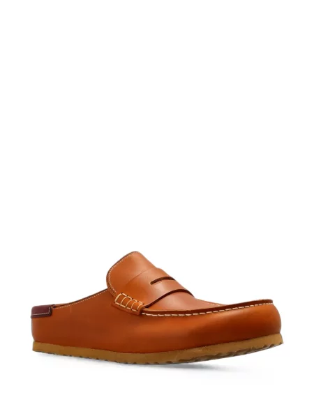 Papuci tip mules Birkenstock maro