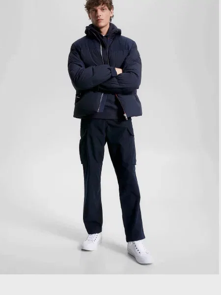 Пуховик Tommy Hilfiger синий