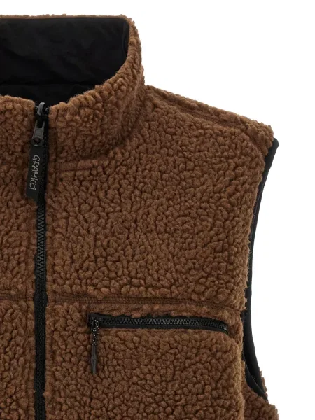 Reversibil vestă Gramicci maro