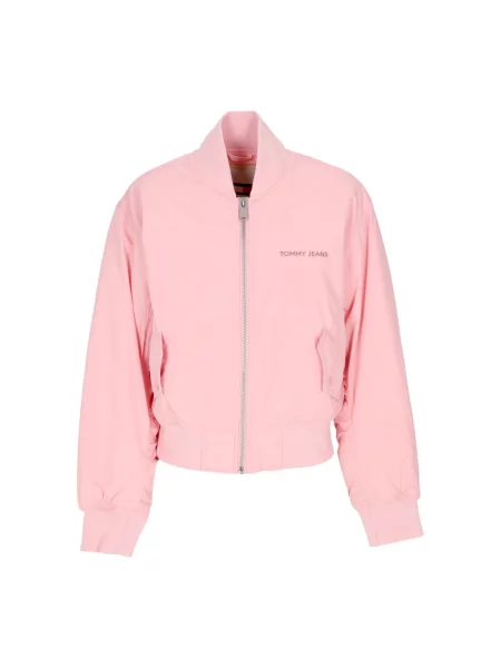 Kurtka Tommy Hilfiger klasyczna różowa