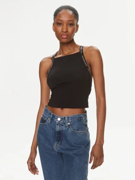Top Calvin Klein Jeans negru