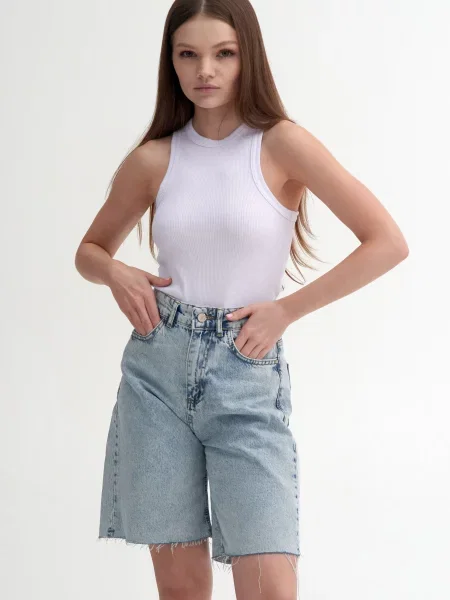 Футболки і поло Estro бавовна/еластан білий