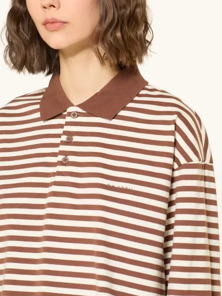 Oh April Jerseyové Polo Tričko Jolina / krémová hnědá