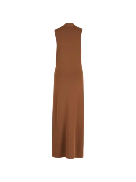 Rochie maxi Altuzarra fără mâneci maro