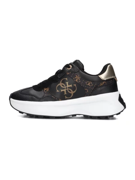 Sneakersy Guess skórzane czarne