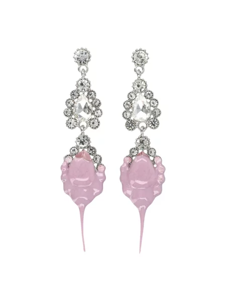 Kolczyki Ottolinger z perełkami szare