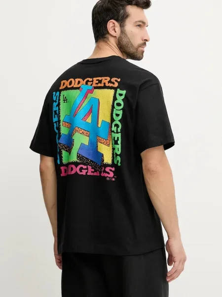 Majica 47 brand MLB LA Dodgers Sundale s tiskom crna