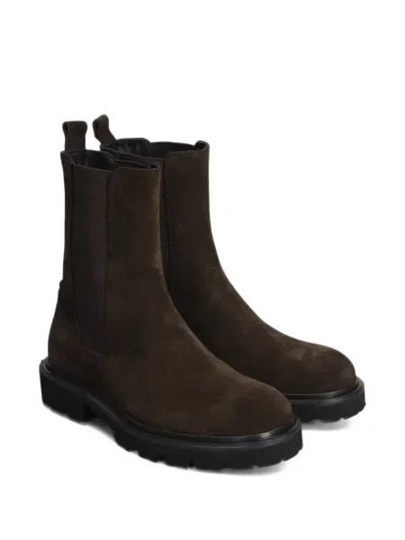Botine chelsea Evaluna din piele de căprioară maro