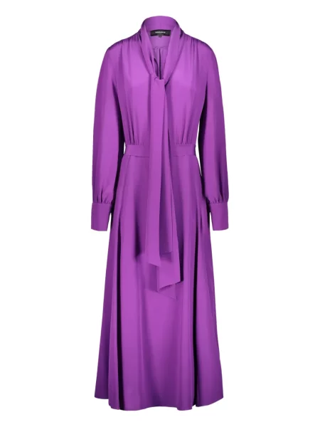 Rochie maxi Rochas lungă de costum violet