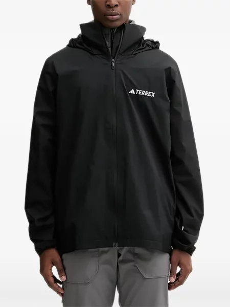Košulja Adidas s platformom s printom s kapuljačom žuta