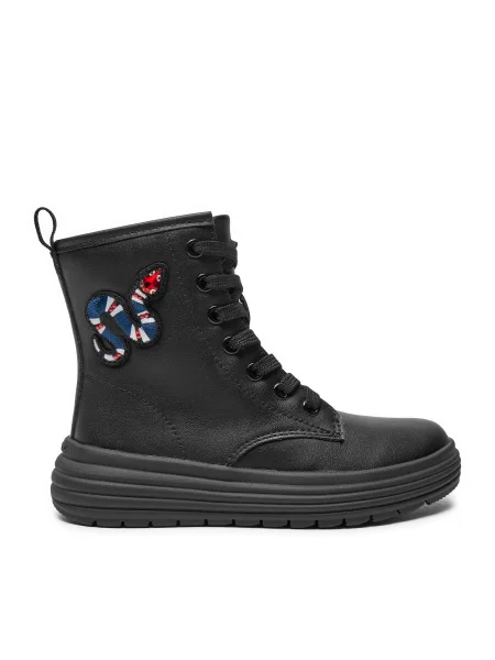 Cizme Geox J Phaolae Girl M negru