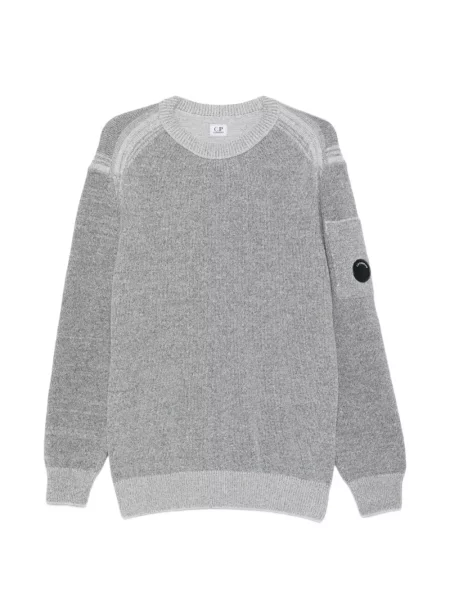 Pulover C.p. Company cu decolteu rotund gri